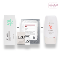 Набір 5: «Код молодості»: Dermaheal Aqua Peel, NXO Next Generation Exosomes, Cosmeceutical Mask, СС