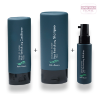 Набір 4: «Повний догляд Pelo Baum»: Pelo Baum Hair Revitalizing Shampoo  Pelo Baum Hair Revitalizing Conditioner Pelo Baum Hair Revitalizing Solu